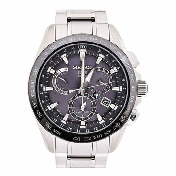  Seiko Astron GPS Solar SBXB045 - Astron Eco-Drive Black Dial Titanium Men's Watch </h1> 
