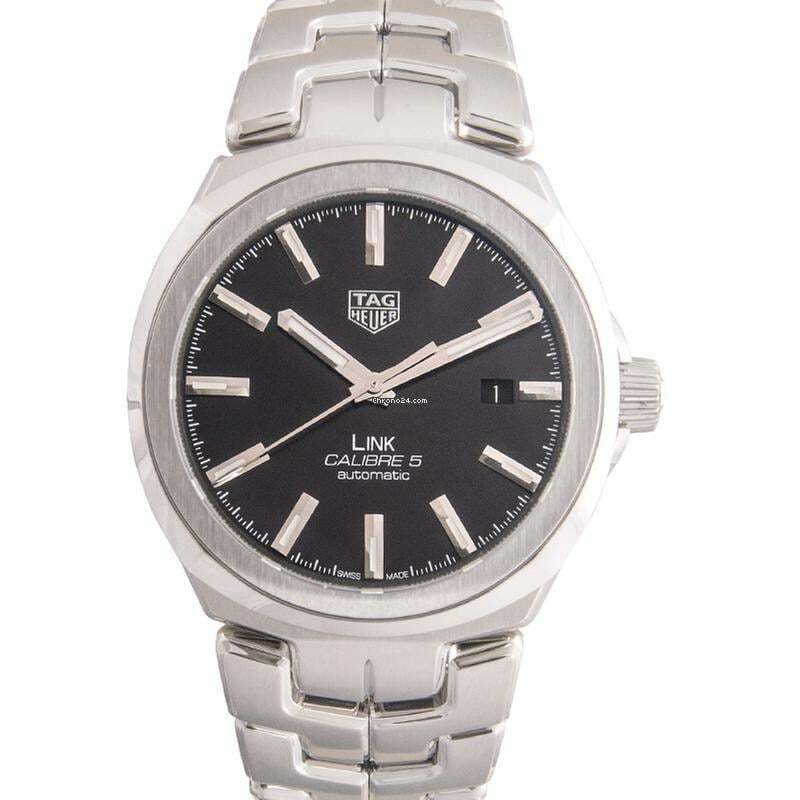 TAG Heuer Link Calibre 5 WBC2110.BA0603 - Link Calibre 5 Automatic Black Dial Men's Watch </h1>