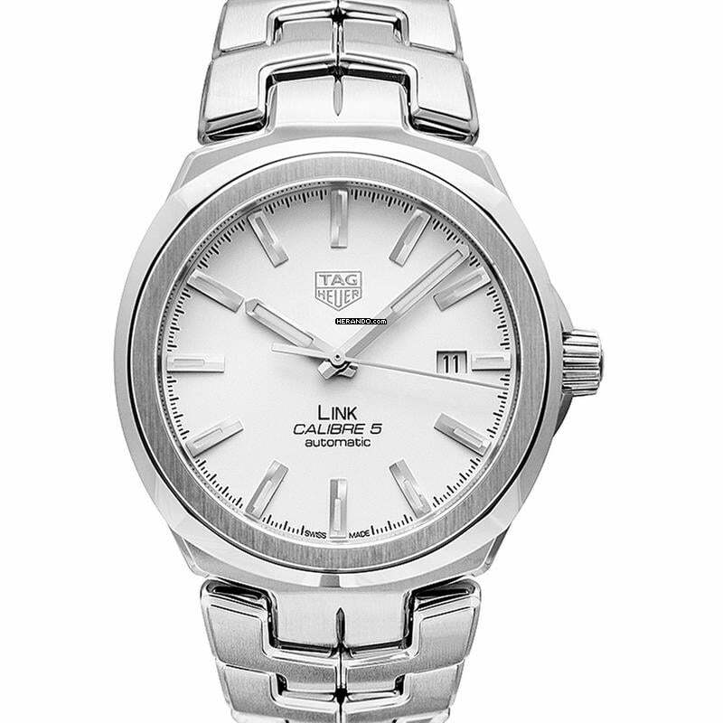TAG Heuer Link Calibre 5 WBC2111.BA0603 - Link Automatic Silver Dial Men's Watch </h1>