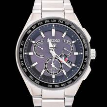 Thumbnail von Seiko Astron GPS Solar SBXB123 - Astron Eco-Drive Black Dial Titanium Men's Watch </h1>