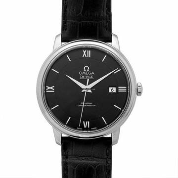  Omega De Ville Prestige 424.13.40.20.01.001 - De Ville Prestige Co-Axial 39.5 mm Automatic Black Dial Steel Men's </h1> 
