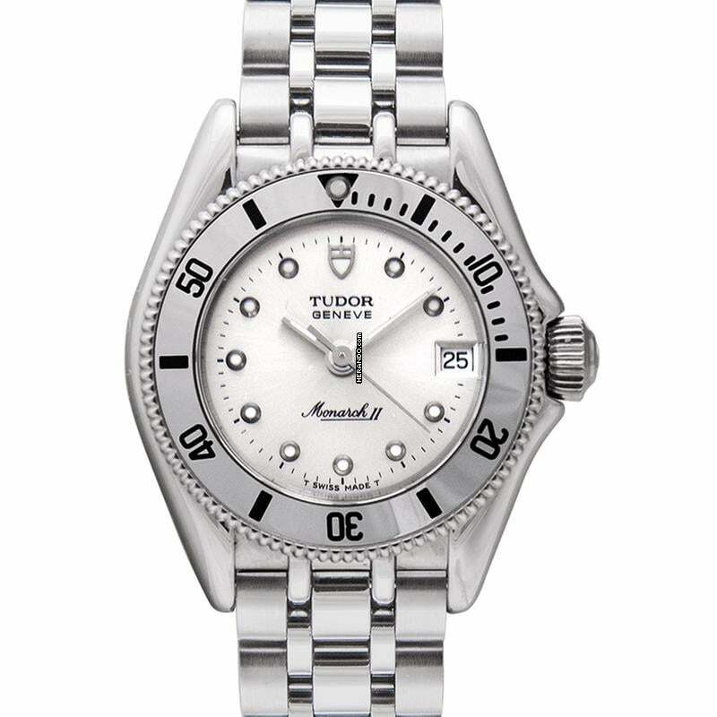 Tudor Monarch 15850 - Monarch Quartz Silver Dial Stainless Steel Ladies Watch </h1>