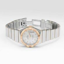 Thumbnail von Omega Constellation Quartz 123.20.27.60.02.001 - Constellation Quartz 27 mm Quartz Silver Dial Red Gold Ladies Watch </h1>