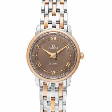  Omega De Ville Prestige 424.20.27.60.13.001 - De Ville Prestige Quartz 27.4 mm Quartz Bronze Dial Red Gold Ladies </h1> 