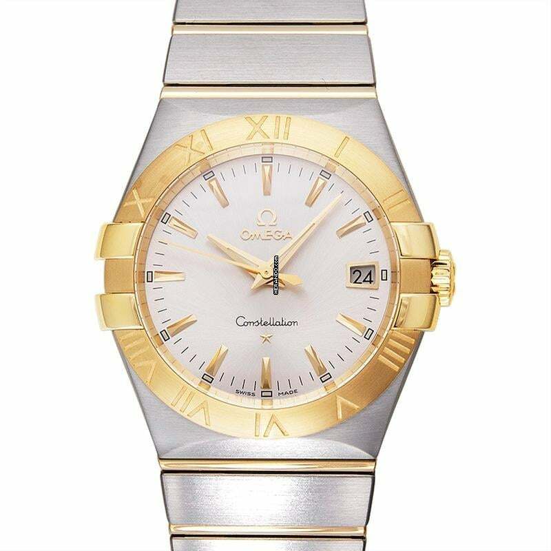 Omega Constellation Quartz 123.20.35.60.02.002 - Constellation Quartz 35 mm Quartz Silver Dial Yellow Gold Ladies Wat </h1>