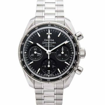  Omega Speedmaster 324.30.38.50.01.001 - Speedmaster Automatic Black Dial Stainless Steel Men's Watch </h1> 