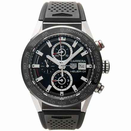  TAG Heuer Carrera Calibre HEUER 01 CAR201Z.FT6046 - Carrera Calibre Heuer 01 Automatic Black Dial Men's Watch </h1> 
