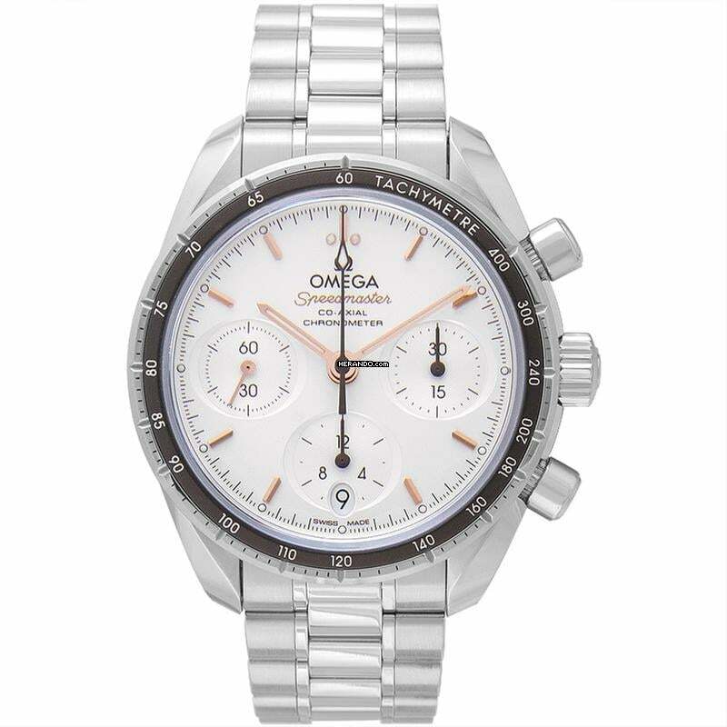 Omega Speedmaster 324.30.38.50.02.001 - Speedmaster Co-Axial Chronograph 38 mm Automatic Silver Dial Steel M </h1>
