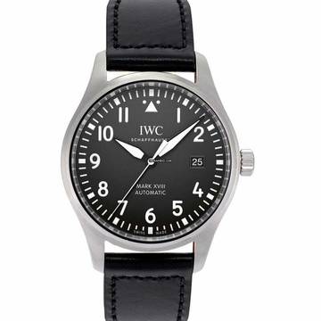  IWC Fliegeruhr Mark IW327001 - Pilot's Mark XVIII Automatic Black Dial Men's Watch </h1> 