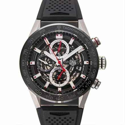  TAG Heuer Carrera Calibre HEUER 01 CAR201V.FT6046 - Carrera Calibre Heuer 01 Automatic Chronograph Skeleton Dial Men's Watch </h1> 