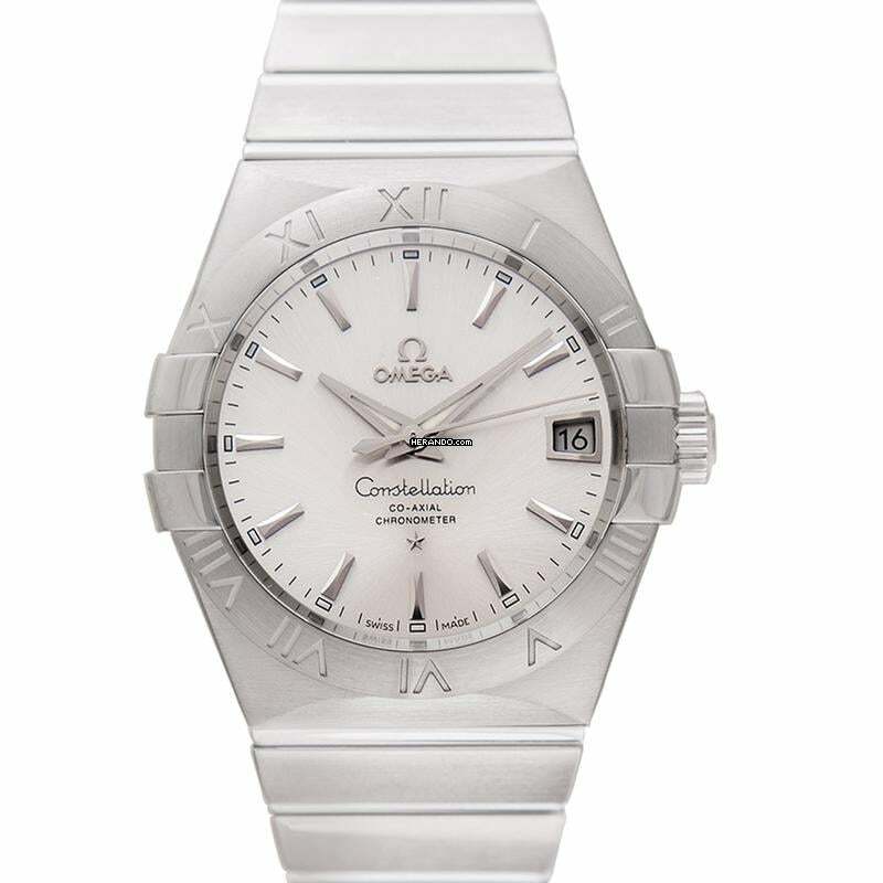Omega Constellation Men 123.10.38.21.02.001 - Constellation Co-Axial 38 mm Automatic Silver Dial Steel Men's Watch </h1>