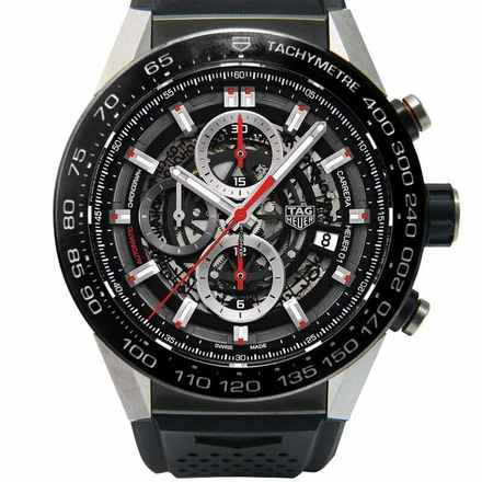  TAG Heuer Carrera Calibre HEUER 01 CAR2A1Z.FT6044 - Carrera Calibre Heuer 01 Automatic Skeleton Dial Men's Watch </h1> 