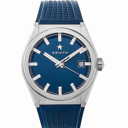  Zenith Defy 95.9000.670/51.R790 - Defy Classic Titanium / Blue / Rubber </h1> 