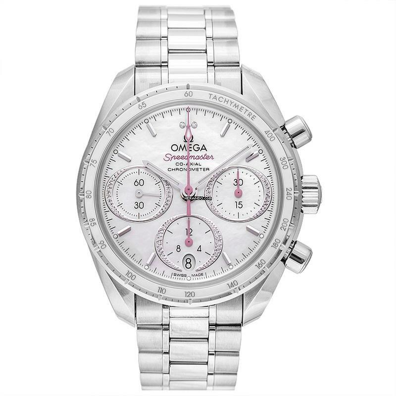 Omega Speedmaster 324.30.38.50.55.001 - Speedmaster 38 mm Co-Axial Chronograph 38 mm Automatic White Dial Di </h1>