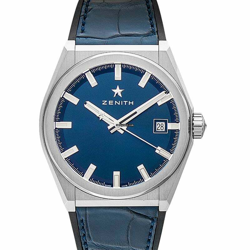 Zenith Defy 95.9000.670/51.R584 - Defy Classic Titanium / Blue / Alligator </h1>