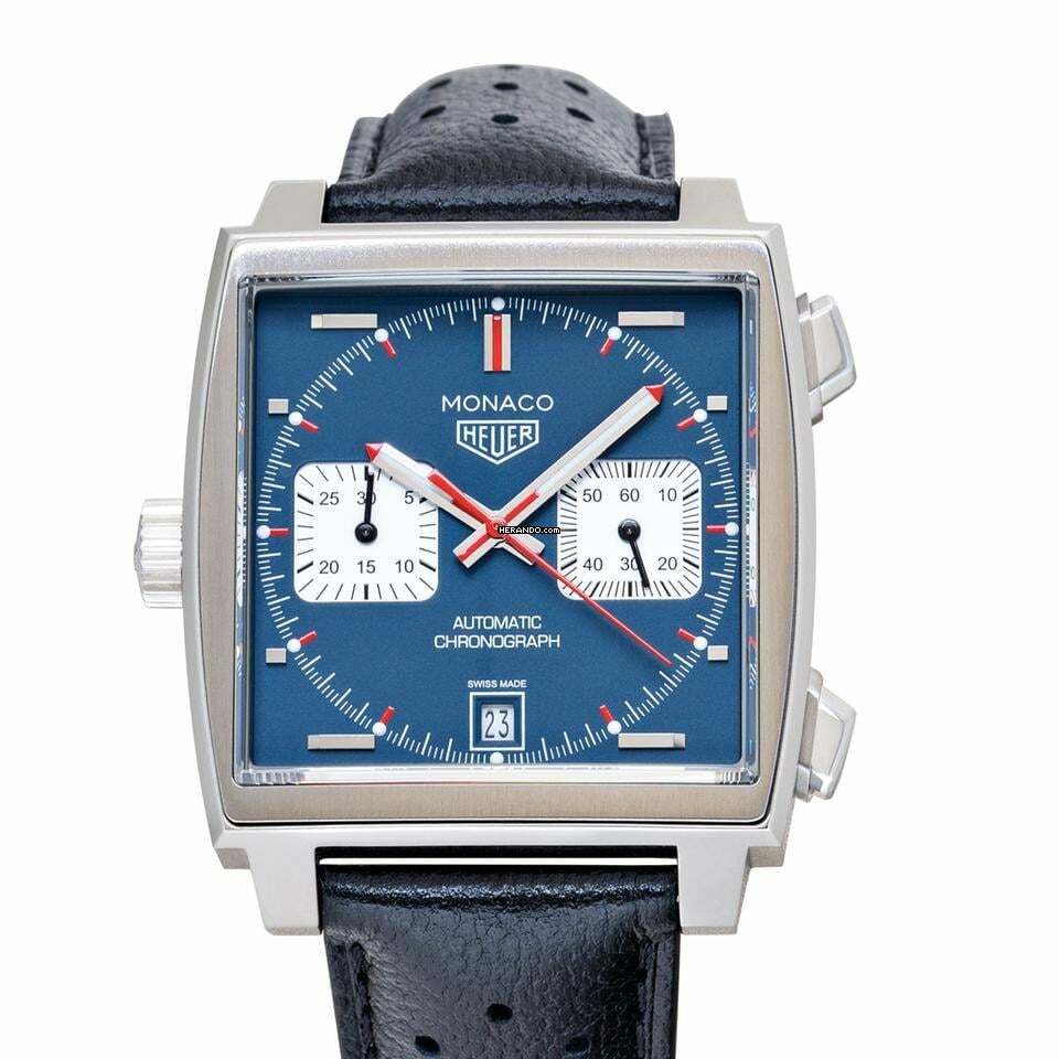 TAG Heuer Monaco Calibre 11 CAW211P.FC6356 - Monaco Calibre 11 Automatic Blue Dial Unisex Watch </h1>
