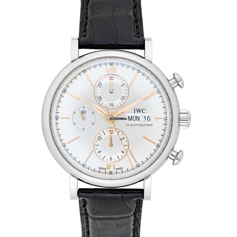 IWC Portofino Chronograph IW391022 - Portofino Chronograph Automatic Silver Dial Men's Watch </h1>