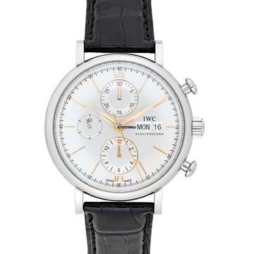  IWC Portofino Chronograph IW391022 - Portofino Chronograph Automatic Silver Dial Men's Watch </h1> 