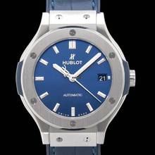 Thumbnail von Hublot Classic Fusion Blue 565.NX.7170.LR - Classic Fusion Titanium Blue Automatic Blue Dial Men's Watch </h1>