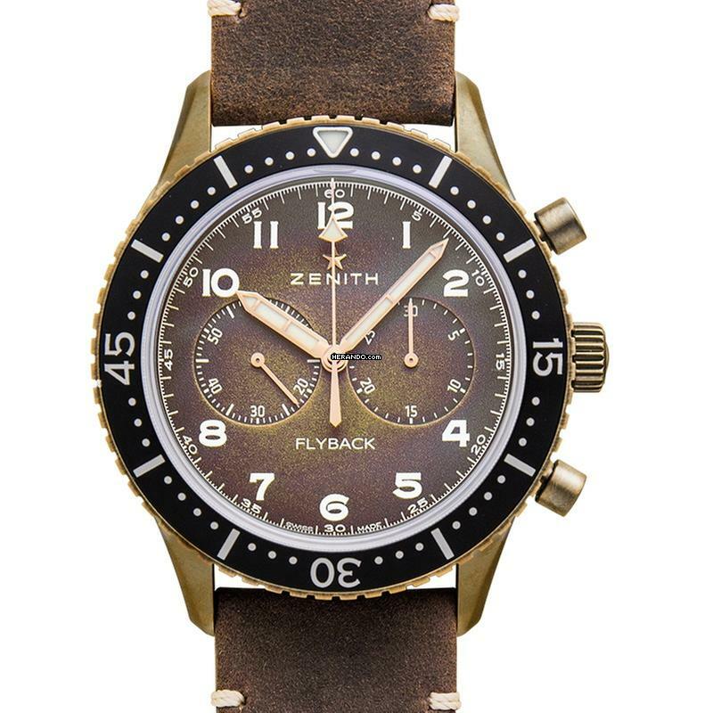 Zenith 29.2240.405/18.C801 - Cronometro Tipo CP-2 Flyback Bronze / Bronze </h1>