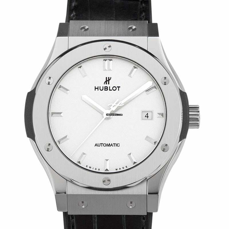 Hublot Classic Fusion 542.NX.2611.LR - Classic Fusion Titanium Opalin Automatic Silver Dial Men's Watch </h1>