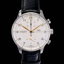 Thumbnail von IWC Portugieser Chronograph IW371445 - Portugieser Chronograph Automatic Silver Dial Men's Watch </h1>