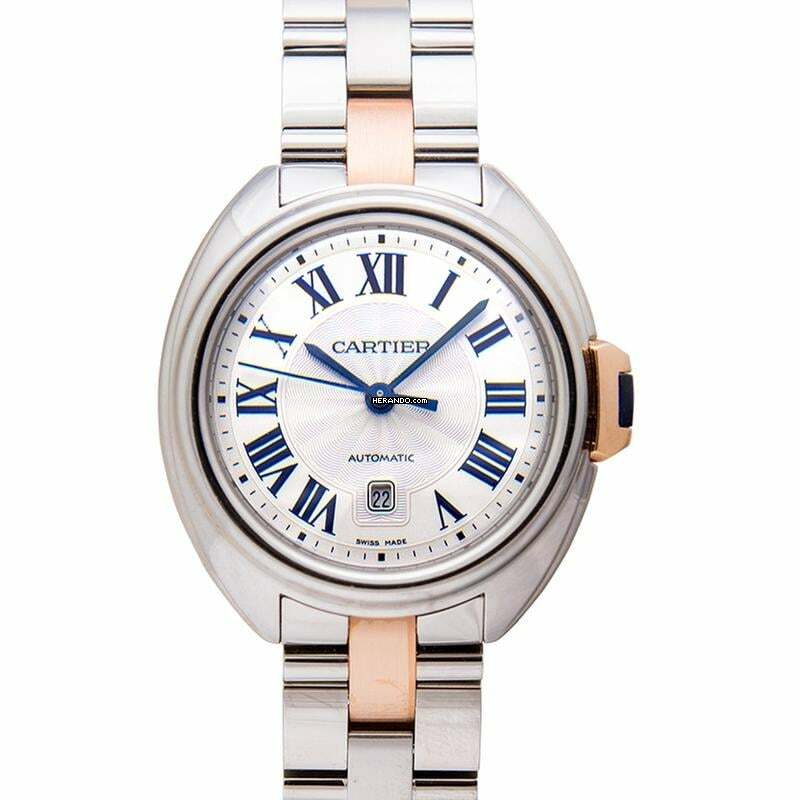 Cartier Clé de Cartier W2CL0004 - Clé de Cartier 31 mm Automatic Silver Dial Stainless Steel Ladies Watch </h1>