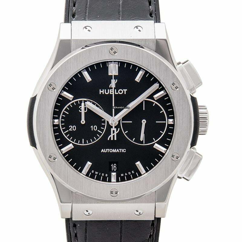 Hublot Classic Fusion Chronograph 521.NX.1171.LR - Classic Fusion Chronograph Titanium Automatic Black Dial Men's Watch </h1>