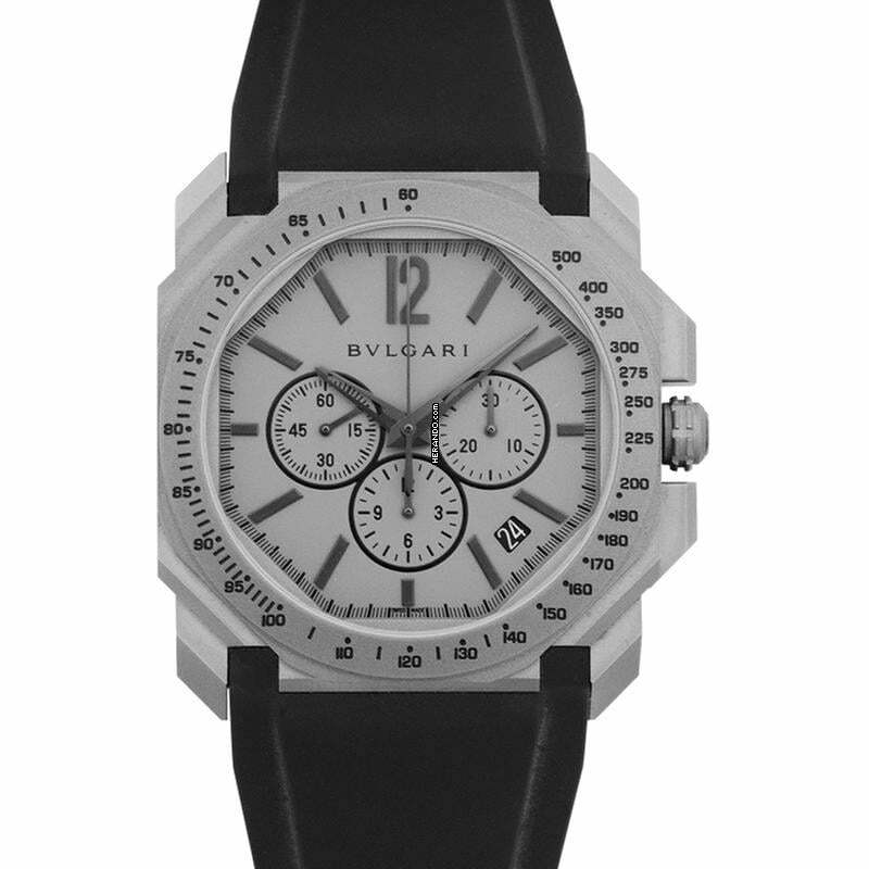 Bulgari Octo 102859 - Octo Velocissimo Titanium / Grey / Rubber </h1>