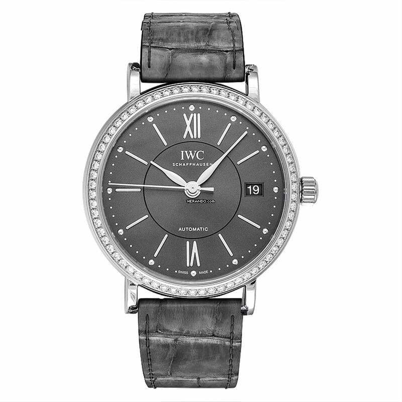 IWC Portofino Automatic IW458104 - Portofino Automatic Grey Dial Stainless Steel Men's Watch </h1>