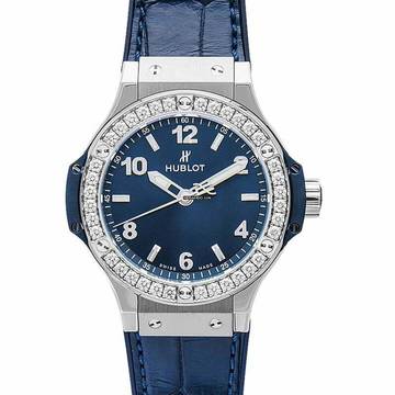  Hublot Big Bang 38 mm 361.SX.7170.LR.1204 - Big Bang Quartz Blue Dial Stainless Steel Ladies Watch </h1> 