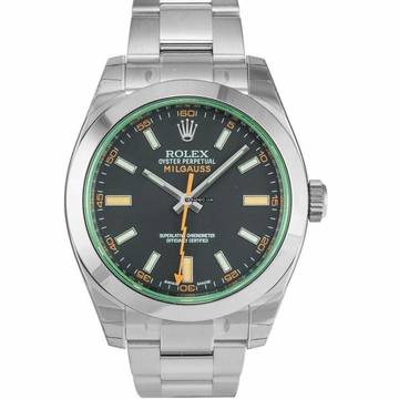  Rolex Milgauss 116400 GV - Milgauss Steel Automatic Black Dial Oyster Bracelet Unisex Watch </h1> 