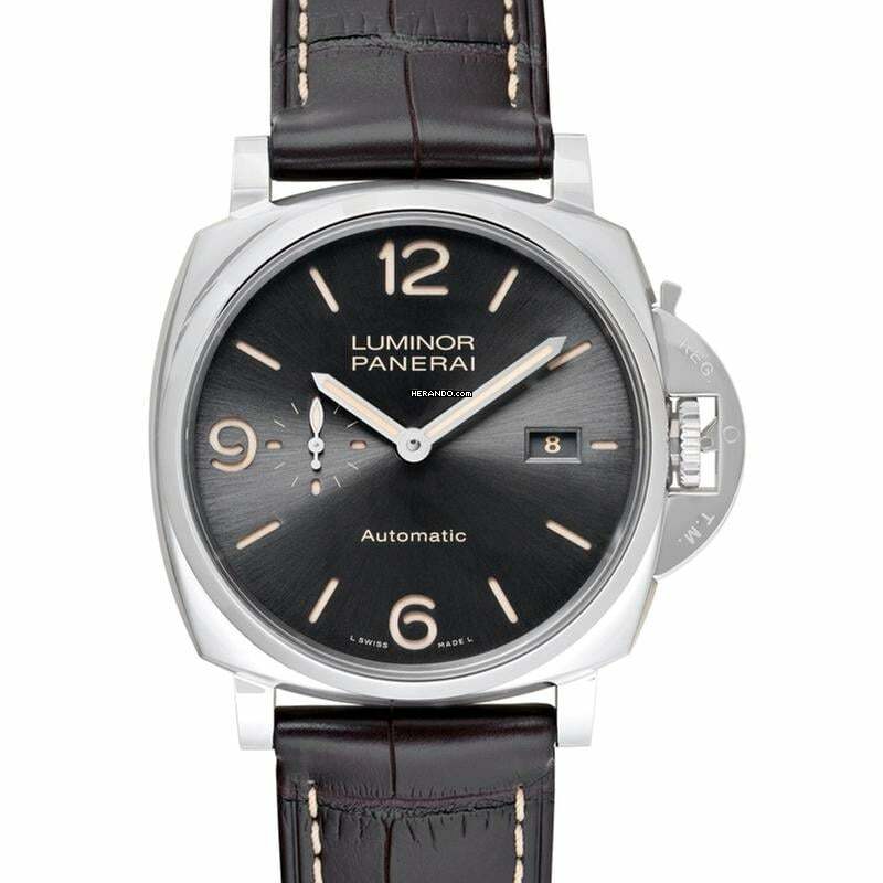 Panerai Luminor Due PAM00943 - Luminor Due Automatic Grey Dial 45 mm Men's Watch </h1>