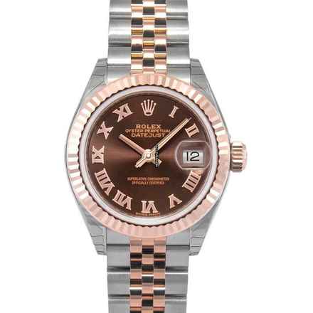  Rolex Lady-Datejust 279171 - Lady-Datejust 28 Rolesor Rose Fluted / Jubilee / Chocolate Roman </h1> 
