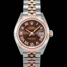 Thumbnail von Rolex Lady-Datejust 279171 - Lady-Datejust 28 Rolesor Rose Fluted / Jubilee / Chocolate Roman </h1>