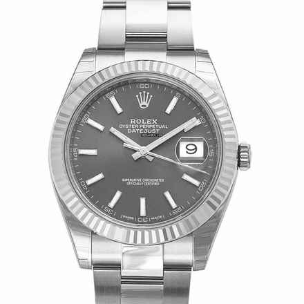  Rolex Datejust 41 126334 - Datejust 41 Dark Rhodium 18k White Gold/Steel Oyster 41mm </h1> 