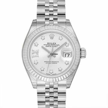  Rolex Lady-Datejust 279174G - Lady-Datejust 28 Silver 18k White Gold/Steel Dia 28mm </h1> 