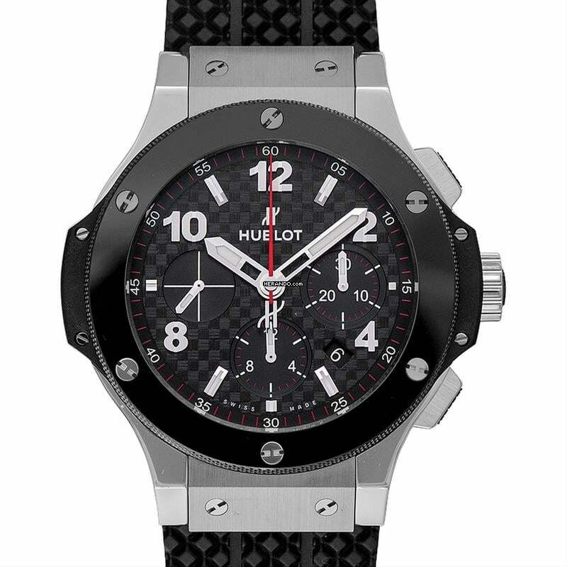 Hublot Big Bang 44 mm 301.SB.131.RX - Big Bang Steel Ceramic Automatic Black Dial Men's Watch </h1>