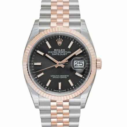  Rolex Datejust 36 126231 - Datejust 36 Stainless Steel / Everose / Fluted / Dark Rhodium / Jubilee </h1> 