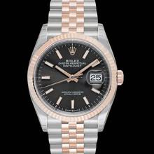 Thumbnail von Rolex Datejust 36 126231 - Datejust 36 Stainless Steel / Everose / Fluted / Dark Rhodium / Jubilee </h1>