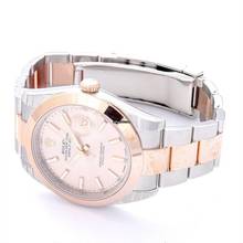 Thumbnail von Rolex Datejust 41 126301 - Datejust Automatic Sundust Dial Stainless Steel and Everose Gold Men's Watch </h1>