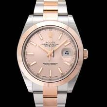 Thumbnail von Rolex Datejust 41 126301 - Datejust Automatic Sundust Dial Stainless Steel and Everose Gold Men's Watch </h1>