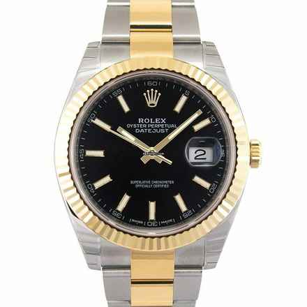  Rolex Datejust 41 126333 - Datejust 41 Rolesor Yellow Fluted / Oyster / Black </h1> 