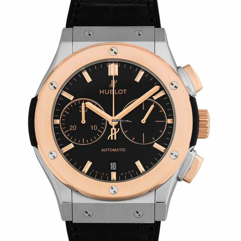 Hublot Classic Fusion Chronograph 521.NO.1181.LR - Classic Fusion Chronograph Titanium King Gold Automatic Black Dial Men's </h1>