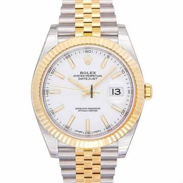  Rolex Datejust 41 126333 - Datejust 41 Rolesor Yellow Fluted / Jubilee / White </h1> 