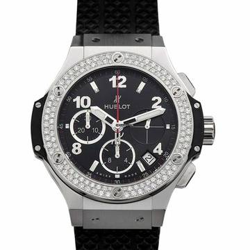  Hublot Big Bang 41 mm 341.SX.130.RX.114 - Big Bang Steel Diamonds Automatic Black Dial Men's Watch </h1> 
