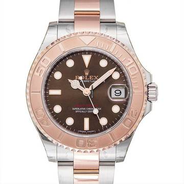  Rolex Yacht-Master 37 268621 - Yacht-Master 37 Rolesor Everose / Chocolate </h1> 