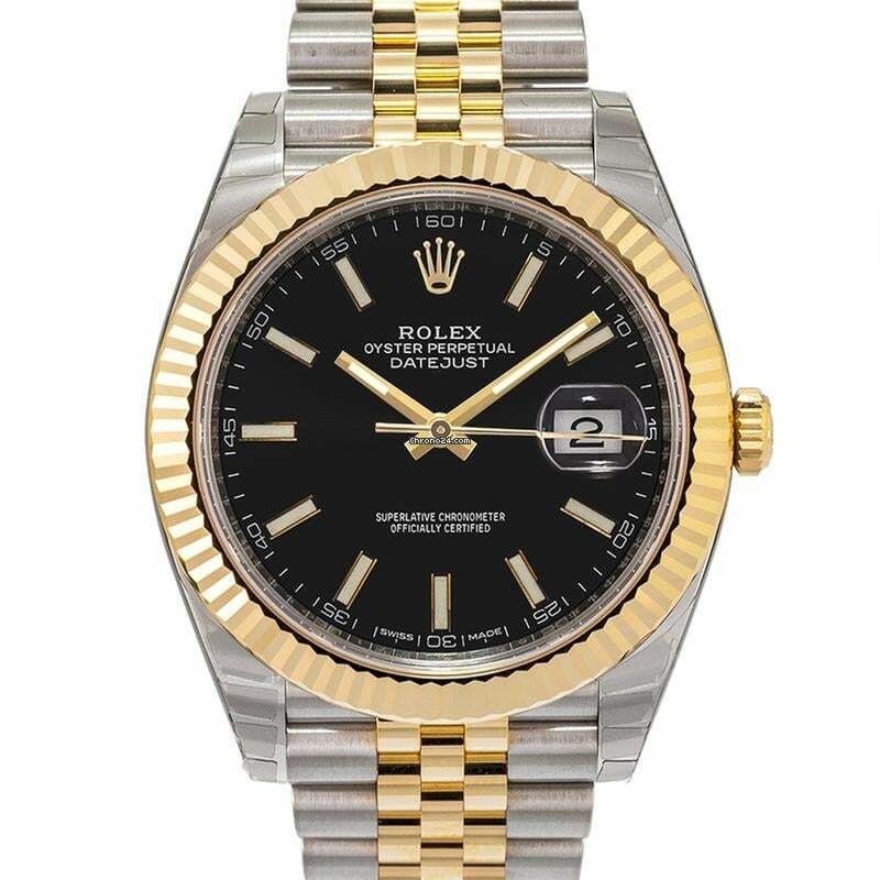 Rolex Datejust 41 126333 - Datejust 41 Rolesor Yellow Fluted / Jubilee / Black </h1>