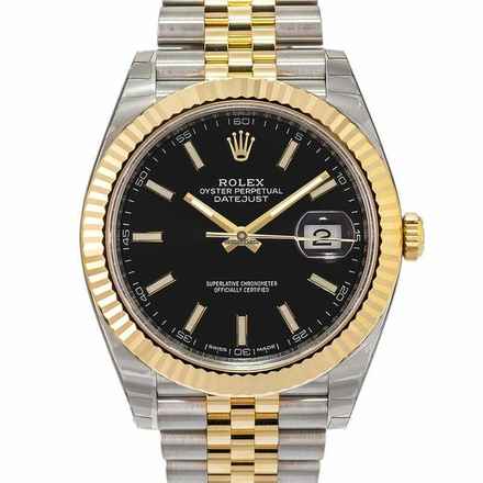  Rolex Datejust 41 126333 - Datejust 41 Rolesor Yellow Fluted / Jubilee / Black </h1> 