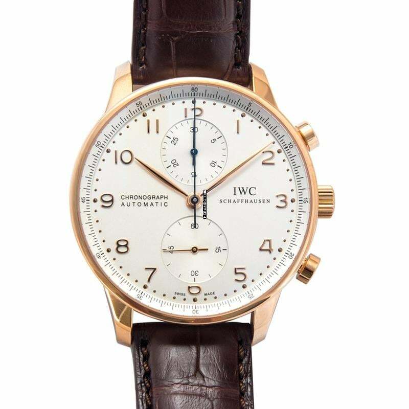 IWC Portugieser Chronograph IW371480 - Portugieser Chronograph Automatic Silver Dial Men's Watch </h1>